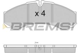 Bremsi BP2925TR - PASTILLA DE FRENO | BRAKE PADS