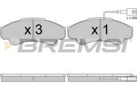 Bremsi BP2998TR - PASTILLA DE FRENO | BRAKE PADS