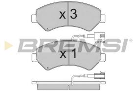 Bremsi BP3323TR - PASTILLA DE FRENO | BRAKE PADS