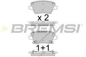 Bremsi BP3799 - PASTILLA DE FRENO | BRAKE PADS
