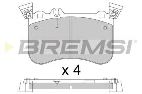 Bremsi BP3802 - PASTILLA DE FRENO | BRAKE PADS