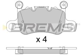 Bremsi BP3804 - PASTILLA DE FRENO | BRAKE PADS