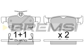 Bremsi BP3806 - PASTILLA DE FRENO | BRAKE PADS