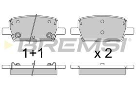 Bremsi BP3812 - PASTILLA DE FRENO | BRAKE PADS