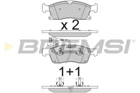 Bremsi BP3814 - PASTILLA DE FRENO | BRAKE PADS