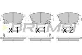 Bremsi BP3817 - PASTILLA DE FRENO | BRAKE PADS