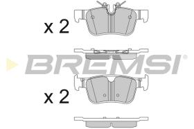 Bremsi BP3819 - PASTILLA DE FRENO | BRAKE PADS