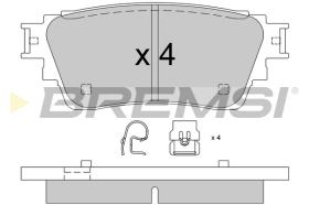 Bremsi BP3826 - PASTILLA DE FRENO | BRAKE PADS