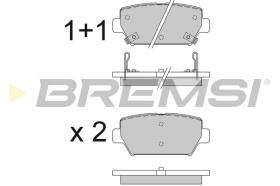 Bremsi BP3827 - PASTILLA DE FRENO | BRAKE PADS