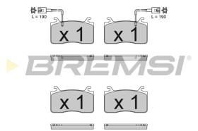 Bremsi BP3833 - PASTILLA DE FRENO | BRAKE PADS