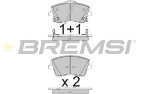 Bremsi BP3834 - PASTTILLA DE  FRENO | BRAKE PADS