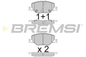 Bremsi BP3835 - PASTILLA DE FRENO | BRAKE PADS