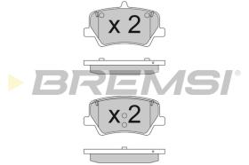 Bremsi BP3839 - PASTILLA DE FRENO | BRAKE PADS