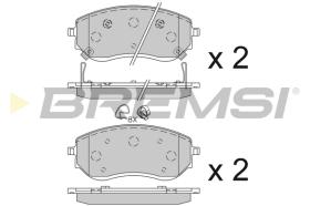 Bremsi BP3844 - PASTILLA DE FRENO | BRAKE PADS