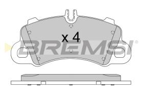 Bremsi BP3866 - PASTILLA DE FRENO | BRAKE PADS