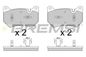 Bremsi BP3869 - PASTILLA DE FRENO | BRAKE PADS