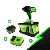 JBM PROMO-60034A - PROMO ELÉCTRICA CON LLAVE DE IMPACTO 60034 + BATERÍA 6.0AH +