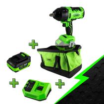 PROMO-60036C - PROMO ELECTR: LLAVE DE IMPACTO A BATERÍA 1/2 60018 + 60013