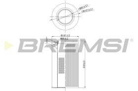 Bremsi FA0116 - FILTRO DE AIRE | AIR FILTER