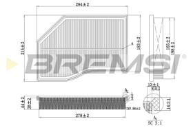 Bremsi FA0118 - FILTRO DE AIRE | AIR FILTER