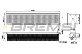 Bremsi FA0132 - FILTRO DE AIRE | AIR FILTER