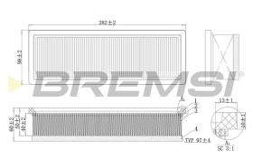 Bremsi FA0220 - FILTRO DE AIRE | AIR FILTER