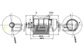 Bremsi FA0529 - FILTRO DE AIRE | AIR FILTER
