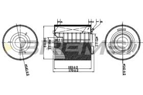 Bremsi FA0538 - FILTRO DE AIRE | AIR FILTER