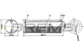Bremsi FA0541 - FILTRO DE AIRE | AIR FILTER