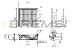 Bremsi FA0562 - FILTRO DE AIRE | AIR FILTER