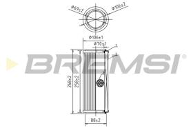 Bremsi FA0583 - FILTRO DE AIRE | AIR FILTER