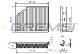 Bremsi FA0626 - FILTRO DE AIRE | AIR FILTER