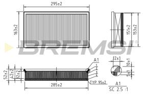 Bremsi FA0650 - FILTRO DE AIRE | AIR FILTER