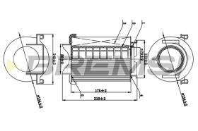 Bremsi FA0653 - FILTRO DE AIRE | AIR FILTER