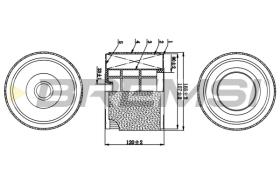 Bremsi FA1070 - FILTRO DE AIRE | AIR FILTER