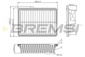 Bremsi FA1079 - FILTRO DE AIRE | AIR FILTER