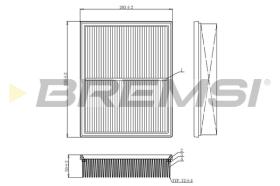 Bremsi FA1081 - FILTRO DE AIRE | AIR FILTER