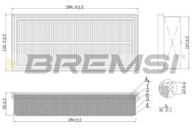 Bremsi FA1121 - FILTRO DE AIRE | AIR FILTER