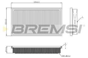 Bremsi FA1127 - FILTRO DE AIRE | AIR FILTER