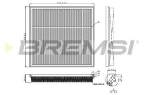 Bremsi FA1131 - FILTRO DE AIRE | AIR FILTER