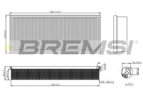 Bremsi FA1156 - FILTRO DE AIRE | AIR FILTER