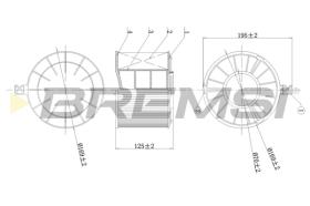 Bremsi FA1174 - FILTRO DE AIRE | AIR FILTER