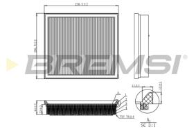 Bremsi FA1181 - FILTRO DE AIRE | AIR FILTER