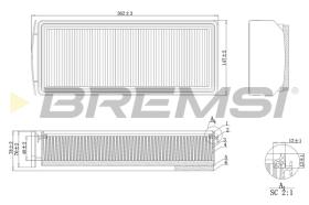 Bremsi FA1205 - FILTRO DE AIRE | AIR FILTER