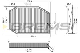 Bremsi FA1217 - FILTRO DE AIRE | AIR FILTER