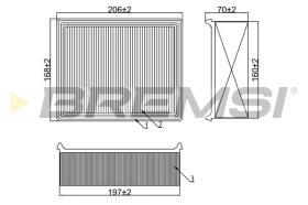 Bremsi FA1262 - FILTRO DE AIRE | AIR FILTER