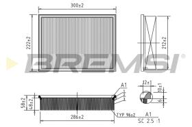 Bremsi FA1394 - FILTRO DE AIRE | AIR FILTER