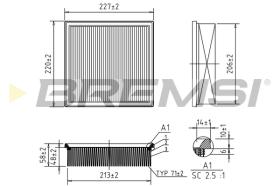 Bremsi FA1629 - FILTRO DE AIRE | AIR FILTER