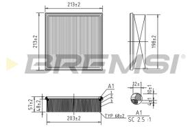 Bremsi FA1641 - FILTRO DE AIRE | AIR FILTER