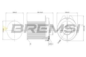 Bremsi FA1677 - FILTRO DE AIRE | AIR FILTER